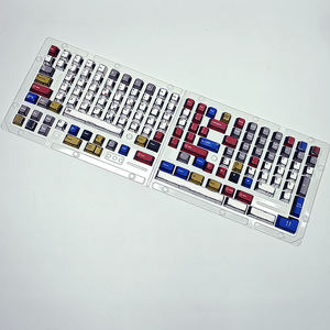 Capuchons de touches PBT rétro style anime - Capuchons de touches Cherry avec sublimation 5 faces, ensemble de 141 touches pour claviers à commutateurs Cherry <span class=keywords><strong>Gateron</strong></span> MX - Product Image 1
