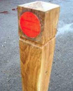 Bornes en bois chanfreinées (allée / parc) - Product Image 4