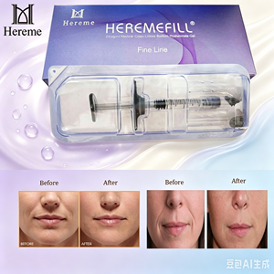 HEREME Série Fine Line – Injection de comblement HA à super micromolécules pour estomper les rides superficielles des yeux et les sillons lacrymaux peu profonds - Product Image 1