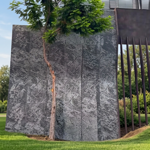 Minimalist Natural Stack Stone <b>Wall</b> Panels 3D Panel Coastal Industrial Fireproof Waterproof Apartment Gym Household Exterior Use - Product Image 1