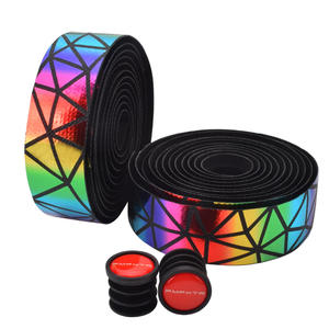 <span class=keywords><strong>Guidon</strong></span> <span class=keywords><strong>de</strong></span> vélo en carbone respirant, antidérapant, pour voiture <span class=keywords><strong>de</strong></span> <span class=keywords><strong>course</strong></span>, paillettes colorées, dégradé - Product Image 5