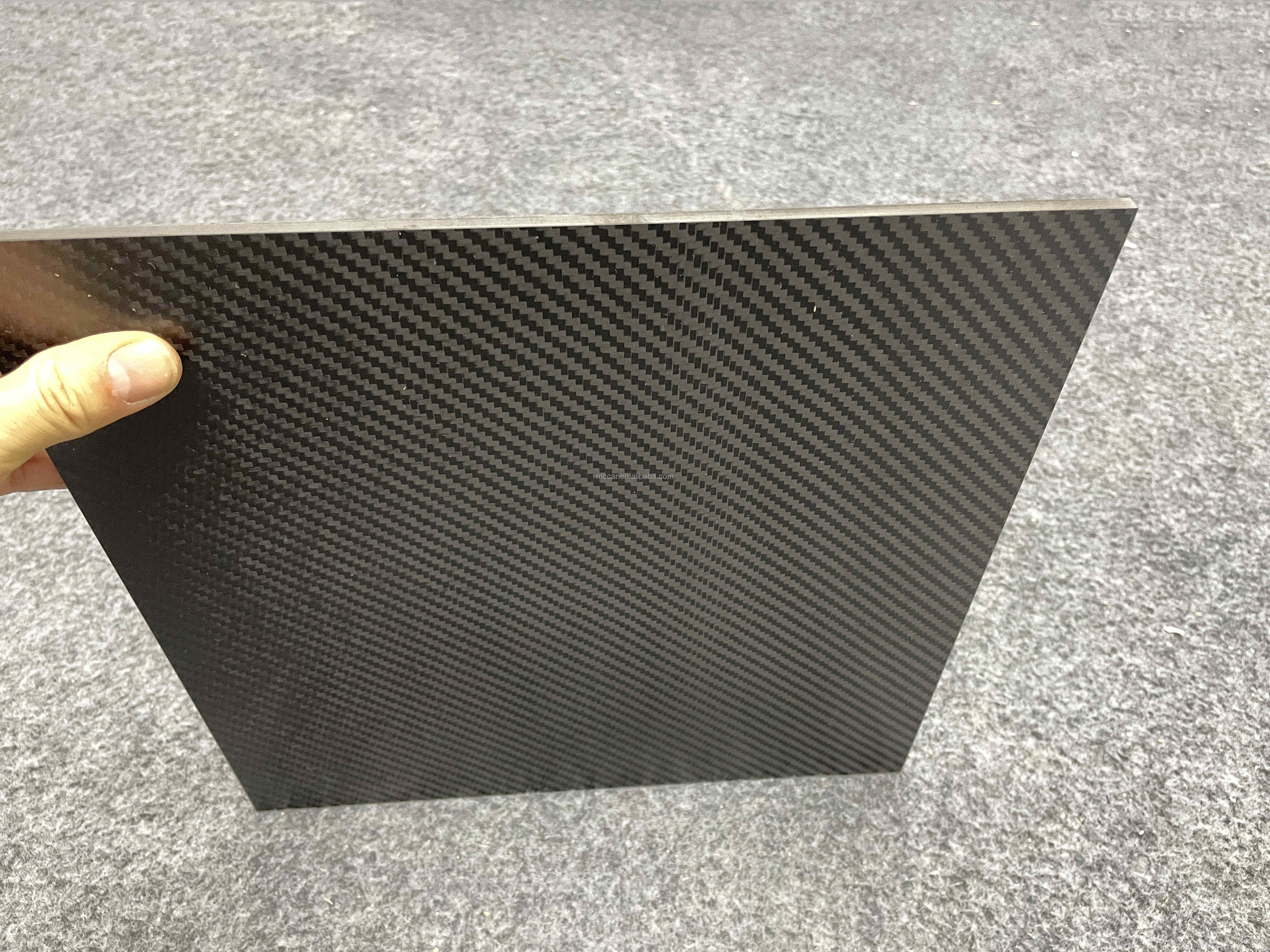 Fibre de carbone véritable noire