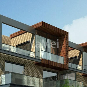 Façade extérieure en argile de style moderne pour villa résidentielle, hôtel et hôpital en mur-rideau en aluminium - Product Image 4