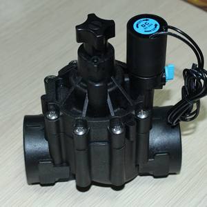 Válvula solenoide de riego automático de 1 pulgada, de plástico, tipo normalmente cerrado, con interruptor externo para sistemas de riego de jardín - Product Image 4