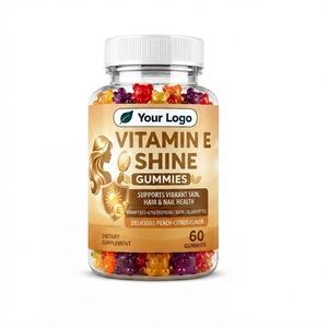 Gomitas de Vitamina E con Sabor a Frutas Veganas, Marca Personalizada OEM, Etiqueta Privada, Sin Colorantes Artificiales, Paquete Flexible al por Mayor - Product Image 2