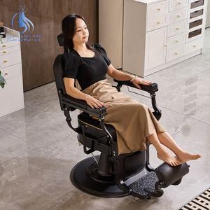 Heavy duty pompa idraulica uomo salone reclinabili parrucchieri sedie vintage barbiere sedia - Product Image 4