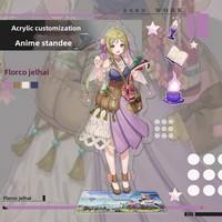 Acryl-Standfigur in Menschenform, Anime/Manga Q-Version Charakterfigur, Maßgefertigtes Geschäftsgeschenk, Ausstellungsstück
