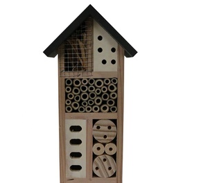 2024 BSCI Outdoor Holzinsekt Hotel Insektenlebensraum Garten Insektenaufbewahrungslager für Läschen lacewings Schmetterling - Product Image 4