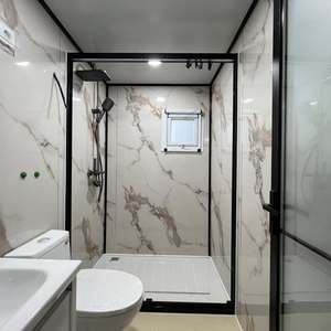 Maison conteneur de luxe à <span class=keywords><strong>prix</strong></span> d'usine, <span class=keywords><strong>2</strong></span> chambres, 1 salle de bain, maison modulaire préfabriquée - Product Image 3