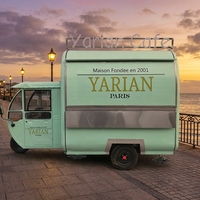 TUNE <strong>Best</strong> Selling Bubble Tea Kiosk Trailer Mobile Kitchen Bus Food Trucks Tuk Tuk Food Cart Scooters