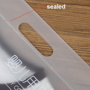 Italy Eco Friendly Resealable Baby Clothes Set Ziplock Packaging Bags With Handle - Product Image 3