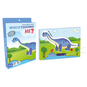 Dessin animé <span class=keywords><strong>dinosaure</strong></span> électrique bosse drôle labyrinthe jeu jouet bricolage jeu de société jouets éducatifs pour les enfants apprentissage - Product Image 2