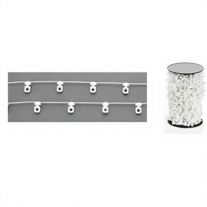 ANB Factory Price Luxury S-fold Master Carriers <b>Wheel</b> Manual Ripple Fold Track Curtain Carr <b>Plastic</b> POM Easy Installation Living - Product Image 3