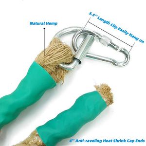 Corde d'escalade en chanvre en gros pour la remise en forme et l'entraînement en salle de sport, idéale pour le camping et la randonnée - Product Image 3