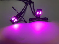 Nouveau projecteur de phare de voiture RGBW LED Devil Eye pour lentilles de 2,5 et 3,0 pouces avec effet de poursuite de couleur dynamique
