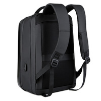 Sac à dos d'ordinateur portable de luxe populaire en cuir ABS, portable, pour voyage d'affaires, étanche, pour hommes, avec port USB