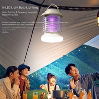 Lampe anti-moustiques transfrontalière la plus vendue en gros, piège électrique à choc UVA ultraviolet, alimenté par batterie au lithium, tueur de moustiques