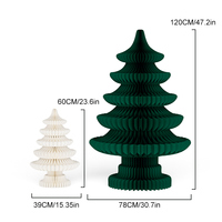 Grand arbre de Noël 3D en papier, décoration géante pour sol, ornement de Pâques, fête du Nouvel An, événement, vitrine de magasin, maison, vacances, Navidad