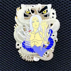 Aangepaste Metalen Badge Fabricage Rose Vergulde Glitter Anime Cartoon Hard Email Pin Zachte Revers Pin Custom Emaille Pi