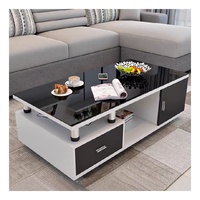 Meuble TV tendance et moderne, ensemble de meuble TV et table basse pour salon, vente chaude