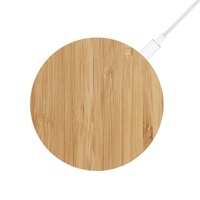 Chargeur 15W Carregador Cargadores Chargeur en bois sans fil pour Smartphone Chargeur rapide sans fil pour téléphone portable