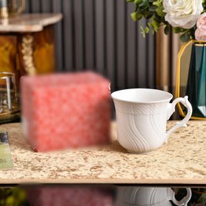 European Ceramic Coffee Mug Engraving Technique Afternoon Tea Office Mug Dishwasher Microwave Safe <b>Gift</b> - Product Image 1