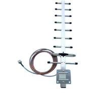 Antenne Yagi à gain élevé 13dBi 806-960MHz GSM LTE WCDMA directionnelle extérieure avec câble RG58 et support de montage sur poteau