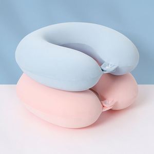Oreiller ergonomique en mousse à mémoire de forme en U pour voyage, avion, hôtel, avec soutien cervical – Modèle 2026 personnalisable - Product Image 1