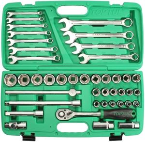 ชุดประแจบล็อกหัวแบน <span class=keywords><strong>TOPTUL</strong></span> GCAI4201 คุณภาพสูง 42 ชิ้น ระดับมืออาชีพ ขนาด 1/2 นิ้ว - Product Image 2
