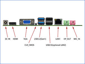 Placa Base Mini-ITX con <span class=keywords><strong>CPU</strong></span> Intel <span class=keywords><strong>Core</strong></span> <span class=keywords><strong>I5</strong></span> <span class=keywords><strong>7200U</strong></span> de 7.ª Generación Kaby Lake con Gráficos HD, Placa Base Industrial, Venta Caliente del Fabricante - Product Image 5