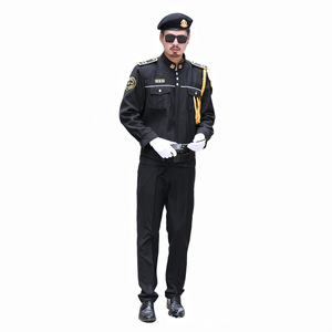 Low MOQ Thiết Kế Mới Nhất Bảo Vệ Đồng Phục Hàng Không Quần Áo An Ninh Ăn Mặc/Đồng Phục - Product Image 5