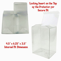 Auto Lock Bottom GRAN VENTA Tuck Top Caja de plástico transparente Estuche protector Caja Juguetes Embalaje