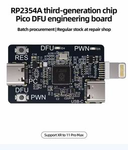 Carte d'ingénierie DFU <span class=keywords><strong>OSS</strong></span> RP2350A pour iPhone XR-11PM – Outil de développement de microcontrôleur en un clic, puce PICO, réparation en mode violet - Product Image 1