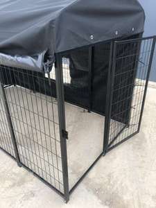 Nhiệm vụ nặng nề chó cũi ngoài trời kim loại con chó lồng - Product Image 3