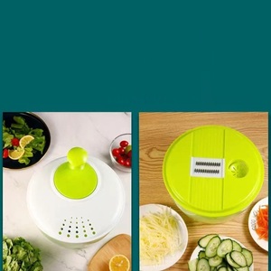 Multi Purpose Kitchen Hand <b>Vegetable</b> Grater Slicer <b>Vegetable</b> Dryer Spinner With Drain Basket <b>Vegetable</b> Slicer - Product Image 2