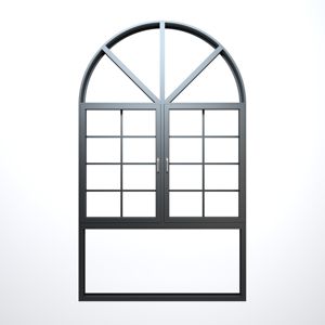 Janela de Alumínio com Vidro Arqueado, Resistente a Furacões, Baixo Valor <span class=keywords><strong>U</strong></span>, Preço de Atacado para Sala de Estar - Product Image 4