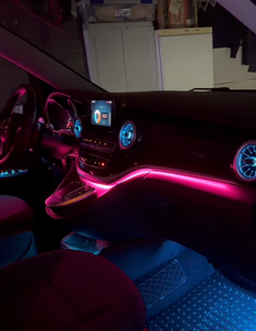 Iluminación Ambiental Interior LED de 256 Colores para <span class=keywords><strong>Mercedes</strong></span> Benz Clase V W447 <span class=keywords><strong>Vito</strong></span> 2014-2023, Accesorios para Auto - Product Image 2