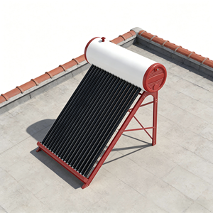 Chauffe-eau solaire professionnel à tubes sous vide, service OEM ODM, logo personnalisé, prix direct usine, construction de haute qualité - Product Image 4