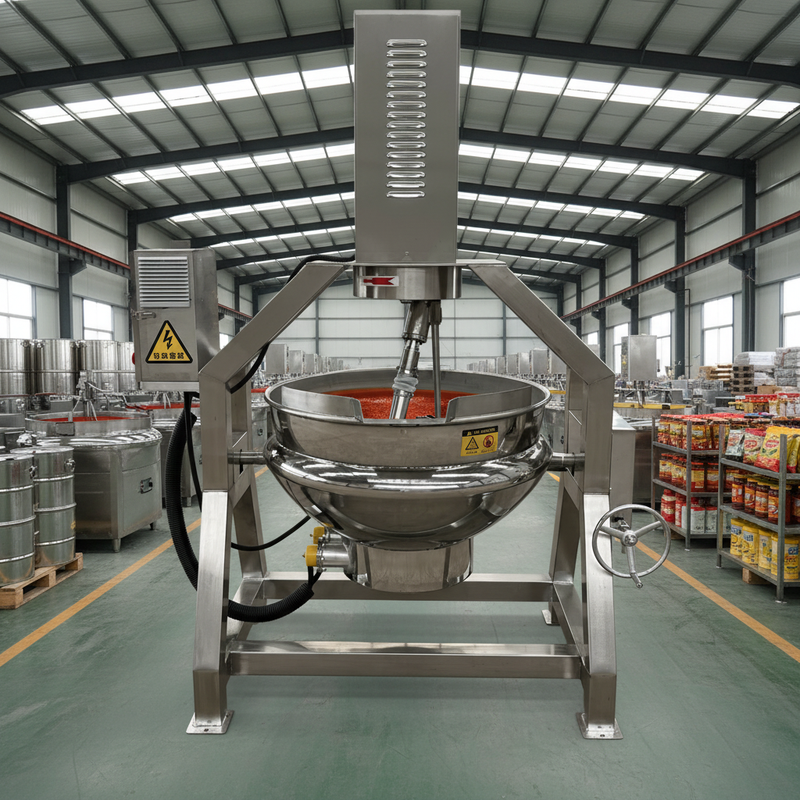Stainless Steel Tilting Mixer Cooking Pot