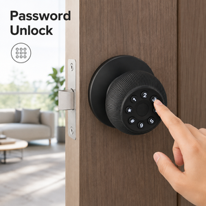 Kunci Pintu Sidik Jari Pintar dengan Keypad, Aplikasi Tuya, Kata Sandi, Kunci, Akses Tanpa Kunci, Kunci <span class=keywords><strong>Digital</strong></span> untuk Rumah, Kamar Tidur, Kantor, Hotel - Product Image 4