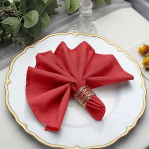Fabricant de serviettes de table en polyester pour les projets d'hôtellerie, de restauration, de banquets et de distribution, avec une finition solide - Product Image 1