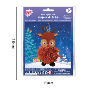 Beginner Felt Craft <b>Kit</b> for Kids Aged 6+ DIY Deer <b>Sewing</b> <b>Kit</b> Learn to Sew Gifts for Birthday <b>Sewing</b> & Weaving Toys - Product Image 2