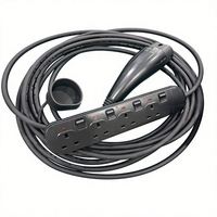 Nouveau câble d'extension V2L monophasé 16A 3,5 kW Type 2 de 10 m avec 4 prises UK pour véhicule électrique