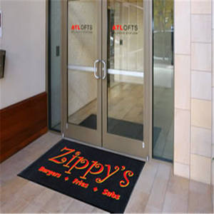 Tappetini <span class=keywords><strong>auto</strong></span> moderni personalizzati tappetino in PVC e materiale in Nylon forma quadrata con modello astratto lavabile e fatto a macchina per la casa - Product Image 5