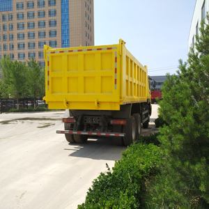 รถดัมพ์ดีเซลสีเหลือง 6x4 ขนาด 351-450 แรงม้า ยูโร 3 สำหรับงานหนัก ขนส่งวัสดุก่อสร้าง - Product Image 3