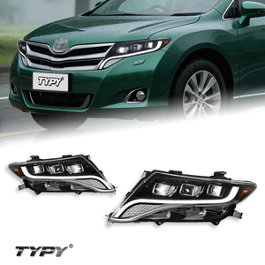 ชุดไฟหน้า TYPY สำหรับ Toyota Venza ปี 2009-2013 พร้อมเลนส์ LED และไฟวิ่งกลางวันแบบ Sequential Turn Signals - Product Image 1