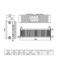 Vente directe d'usine - Radiateur à panneaux plats en acier lisse - Radiateurs à panneaux en acier - Chauffage central/autonome