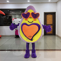 Costume de Mascotte Gonflable Personnalisé de Haute Qualité en Forme d'Avocat de Dessin Animé pour Adultes, Idéal pour la Publicité et les Événements Festifs