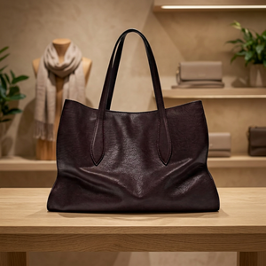 Large Capacity Lightweight Waterproof Women's Genuine Leather Clutch Zipper Closure Anti-Theft Dual Strap Fashion Style BS - Product Image 2