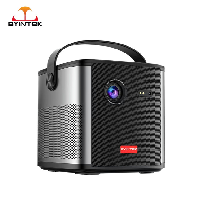 For Mini Android LED Projector U80 Built-in Battery 500 ANSI DLP with Handle Portable